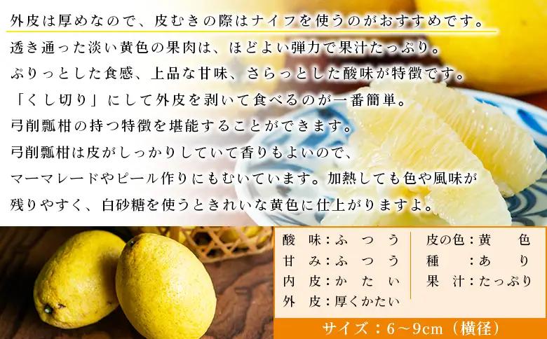 ＜無茶々園のひょう柑 約5kg＞ 【先行予約】果物 みかん ミカン 蜜柑 柑橘 フルーツ ひょうかん 弓削瓢柑 特産品 愛媛県 西予市【常温】『2027年4月～5月上旬迄に順次出荷予定』AMC0067