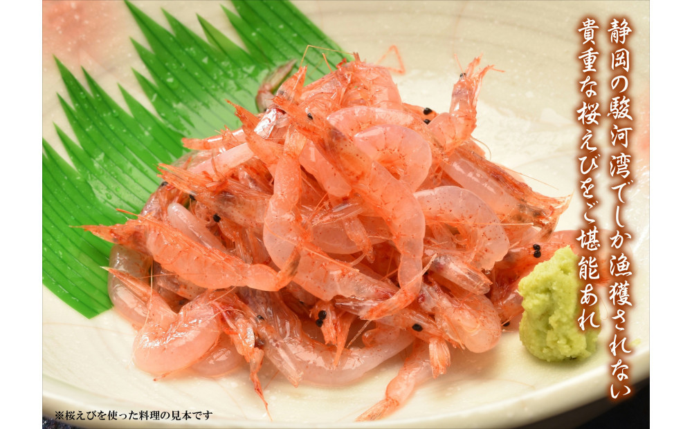 静岡の海鮮・海産物(魚介類)　駿河湾の海の幸　生桜えび×4　セット 【配送不可：離島】