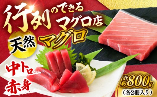 天然 まぐろ 中トロ＆赤身 各2柵（計約800g）マグロ 中トロ 赤身 鮪 中とろ 本マグロ 冷凍 刺身 天然 高級 メバチまぐろ お取り寄せ ギフト 神奈川 横須賀 【横須賀商工会議所 おもてなしギフト事務局（本まぐろ直売所 横須賀本店）】 [AKAK116]