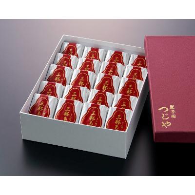 ふるさと納税 大仙市 【菓子司つじや】三杯もちミニ(赤あん)20個 詰め合わせ