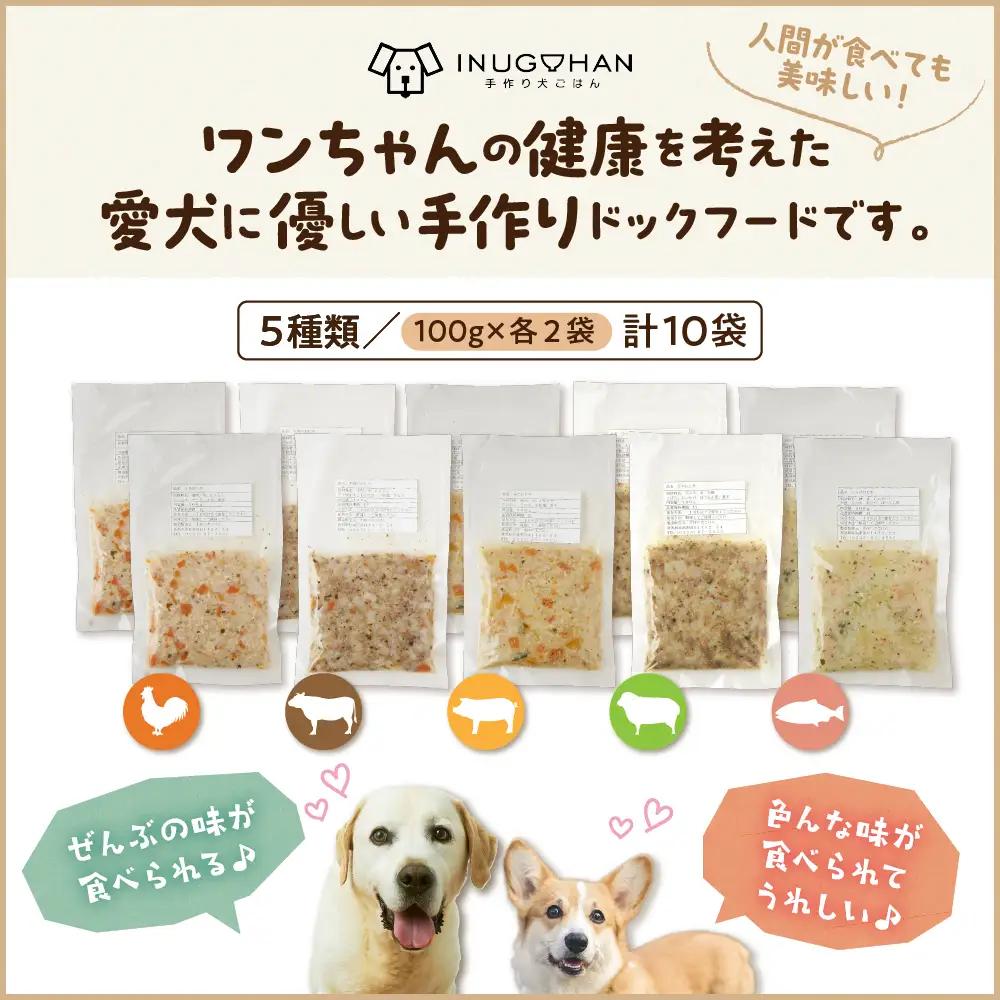 ワンちゃん用おじや5日間セット【各100g×2袋(計10袋)】
