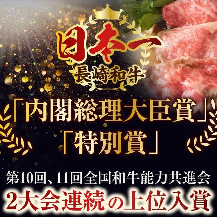 【全6回定期便】【厳選部位】【A4~A5】長崎和牛サーロインしゃぶしゃぶすき焼き用　600g（300g×2p）【株式会社 MEAT PLUS】[QBS085]