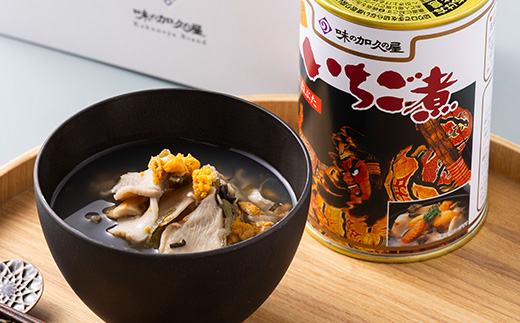 【ウニ×アワビの潮汁】ねぶた競演 いちご煮 415g×2缶