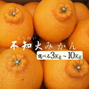 【ふるさと納税】【2025年2月上旬から配送】】湯の花 不知火3Kg/5Kg/10Kg箱セット 3kg 5kg 10kg 不知火 ミカン みかん ポンカン ぽんかん 清見 フルーツ 甘い 静岡 伊豆 南伊豆 美味い 在庫限り 2025年3月頃～配送 道の駅 直売所