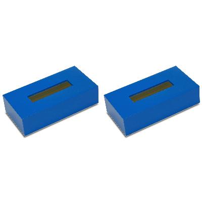 ふるさと納税 海南市 和歌山県海南市 ティッシュBOX カラー ブルー 2個組 すっきりシンプルなティッシュケース
