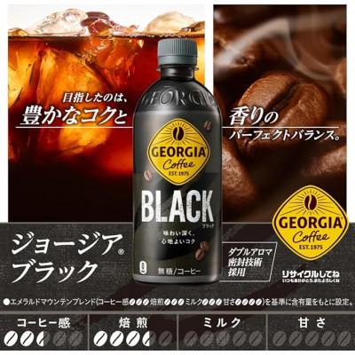 ふるさと納税 久御山町 【毎月定期便】ジョージア　ブラック500mlPET×24本全3回 |  | 01