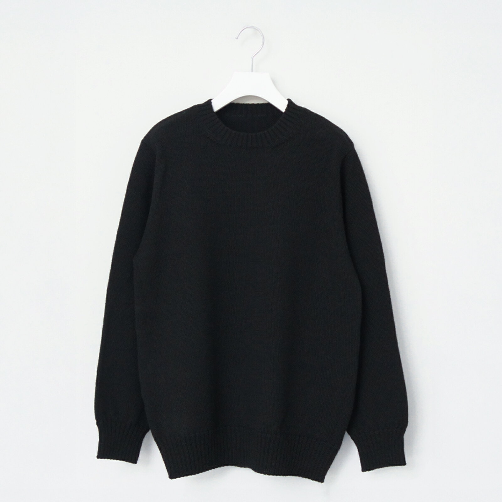 【ふるさと納税】 ≪順次発送≫ 【Yonetomi】SHETLAND WOOL PULLOVER 黒 ブラック 服 洋服 ユニセックス メンズ レディース ブランド 山形県 山辺町 送料無料 yt-swpxk-sn ※沖縄・離島への配送不可