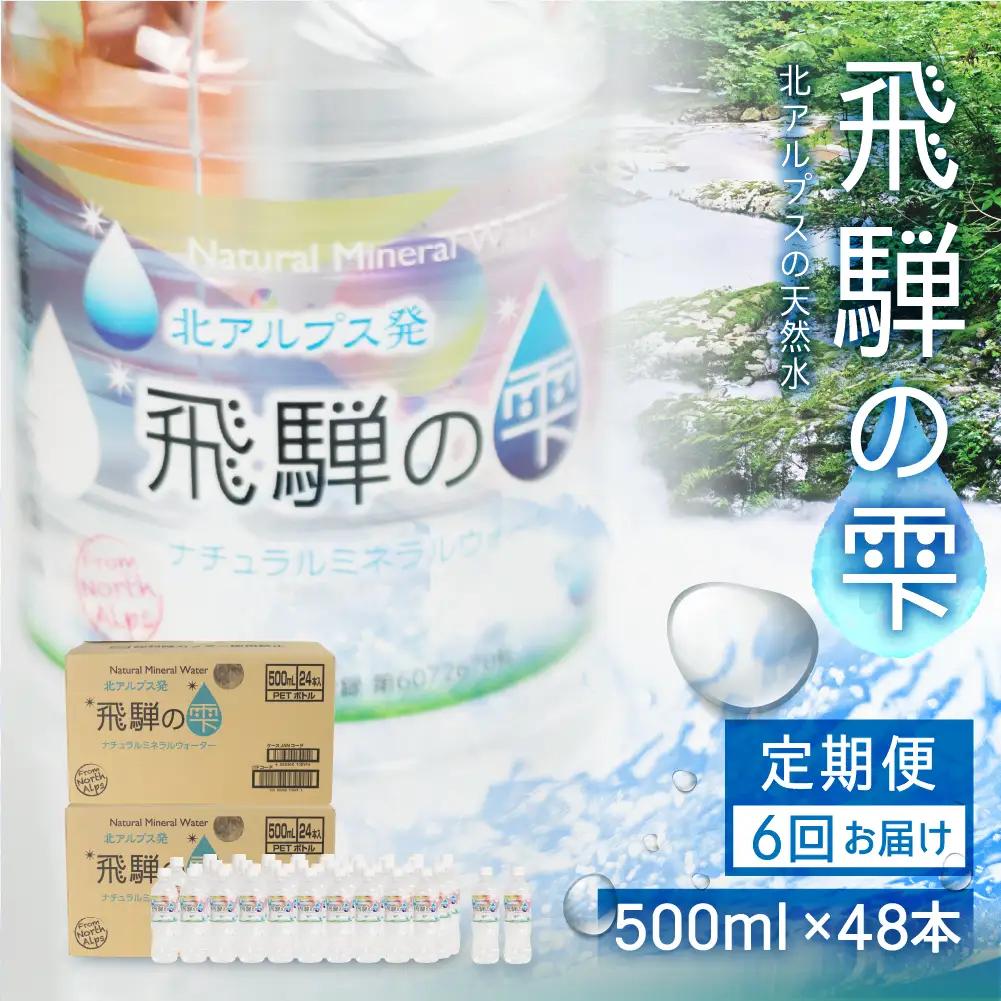 天然水 飛騨の雫 500ml×48本(2ケース)