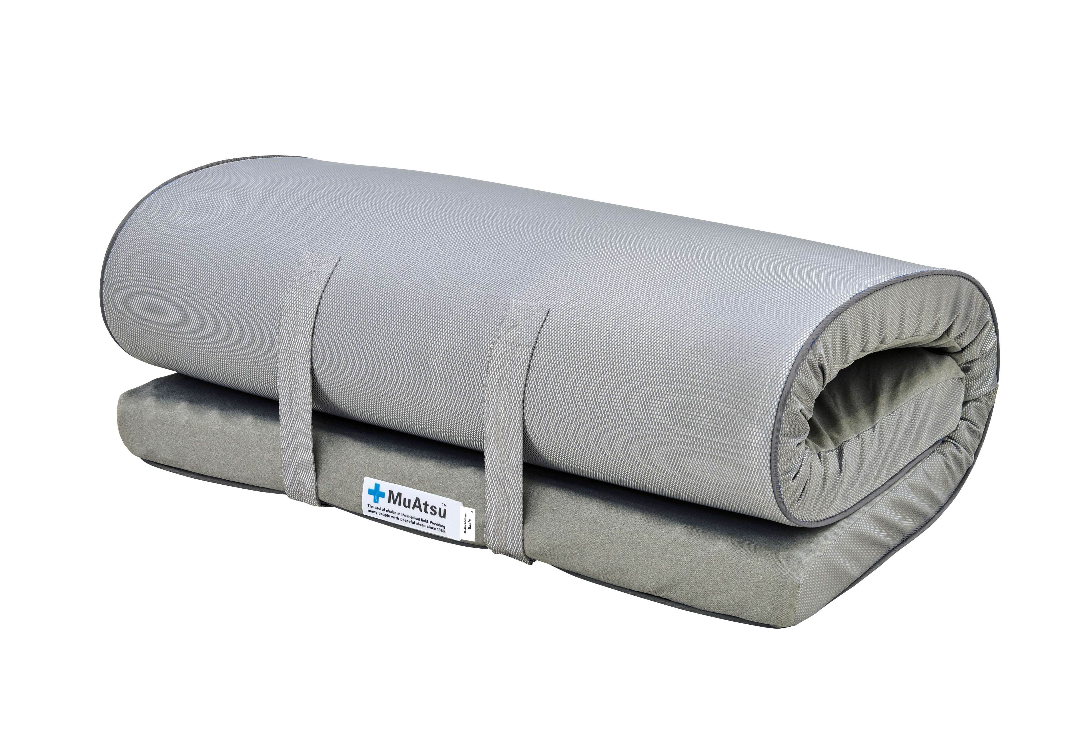  ムアツ マットレス ベーシック シングル  コンパクト 折りたたみ のべタイプ マットレス 約 10cm 敷布団 敷き布団 寝具 シーツ 専用シーツ付 綿 ピンク 昭和西川 体圧分散 通気性 寝返り