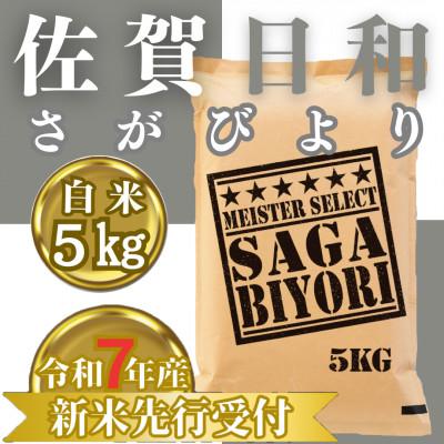 ふるさと納税 みやき町 令和7年産　さがびより白米5kg【お米マイスター厳選】2025年11月以降順次発送_SS1040