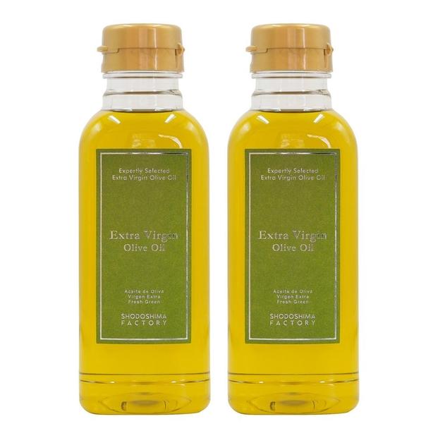 若摘果実エキストラバージン（EXV）オリーブオイル2本セット  300ml2本