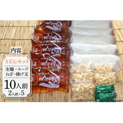 ふるさと納税 日向市 天領うどん(つゆねぎ揚げ玉付き)10人前 |  | 01