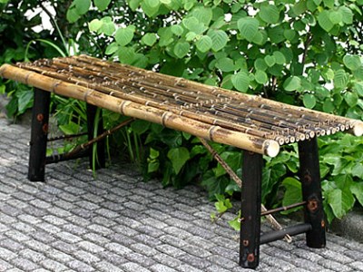 縁台 折り畳み 虎竹 100cm 2人 掛け  ベンチ いす 持ち運び 庭 ベランダ 高知県 須崎市