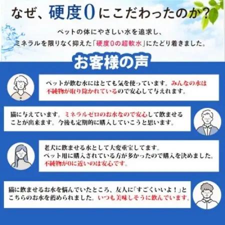 ペット用飲料水 みんなの水 500ml×24本(硬度0)【1755627】