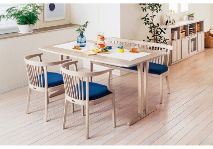 [幅1350] カリモク家具『ダイニングテーブル』DU4840 [1144]