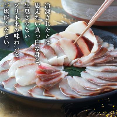 ふるさと納税 西予市 <超冷薫 冷凍ぶりスライス 合計500g(250g×2皿)> 定期便 タレ付 超冷薫 カルパッチョ |  | 01