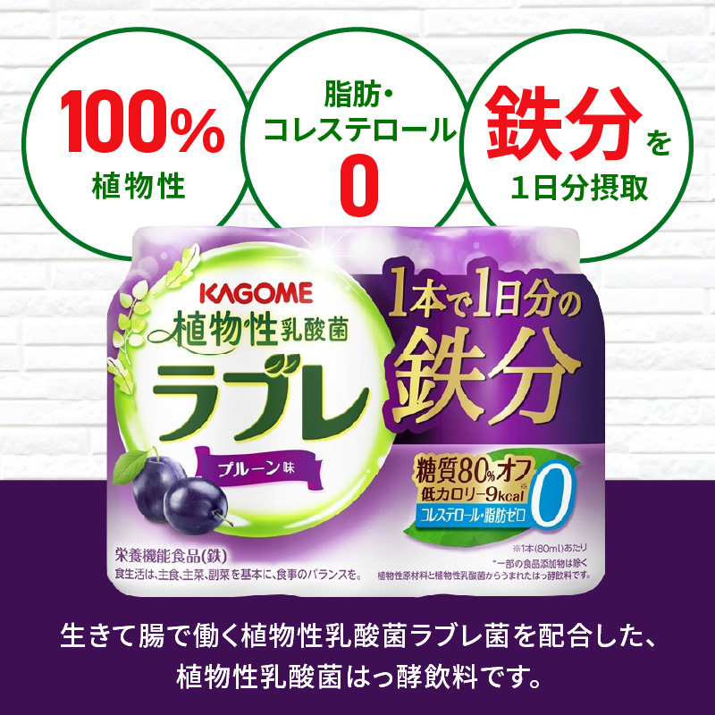 【2ヶ月に1回　計3回定期便】植物性乳酸菌ラブレ　鉄分36本（計108本）