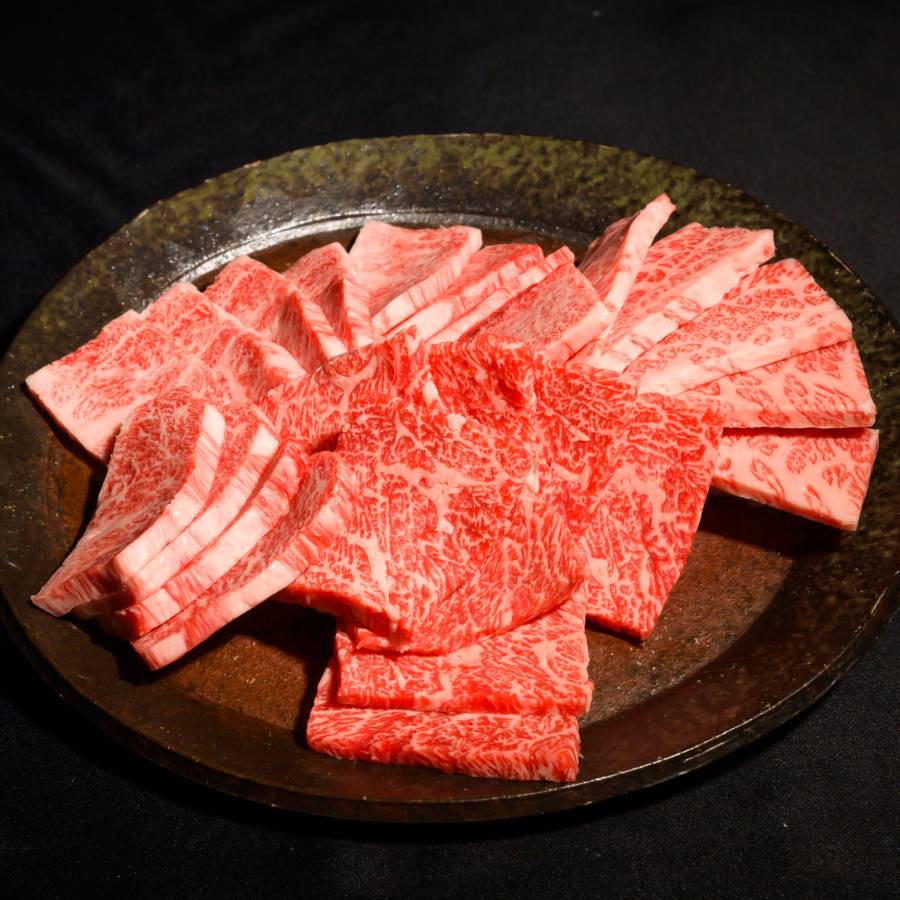 ＜帝神志方ミート＞A5ランク「神戸牛」焼肉用3種セット（もも・かた・リブロース）各200g（計600g）