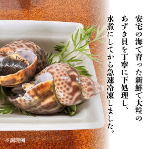 【季節限定！】黒ばい貝水煮（冷凍）1kg（500g×2袋）