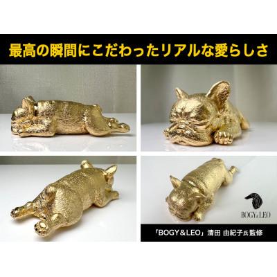 ふるさと納税 南アルプス市 18金(K18)製 『フレンチブルドッグ』ビッグサイズのミニチュアオブジェ |  | 01