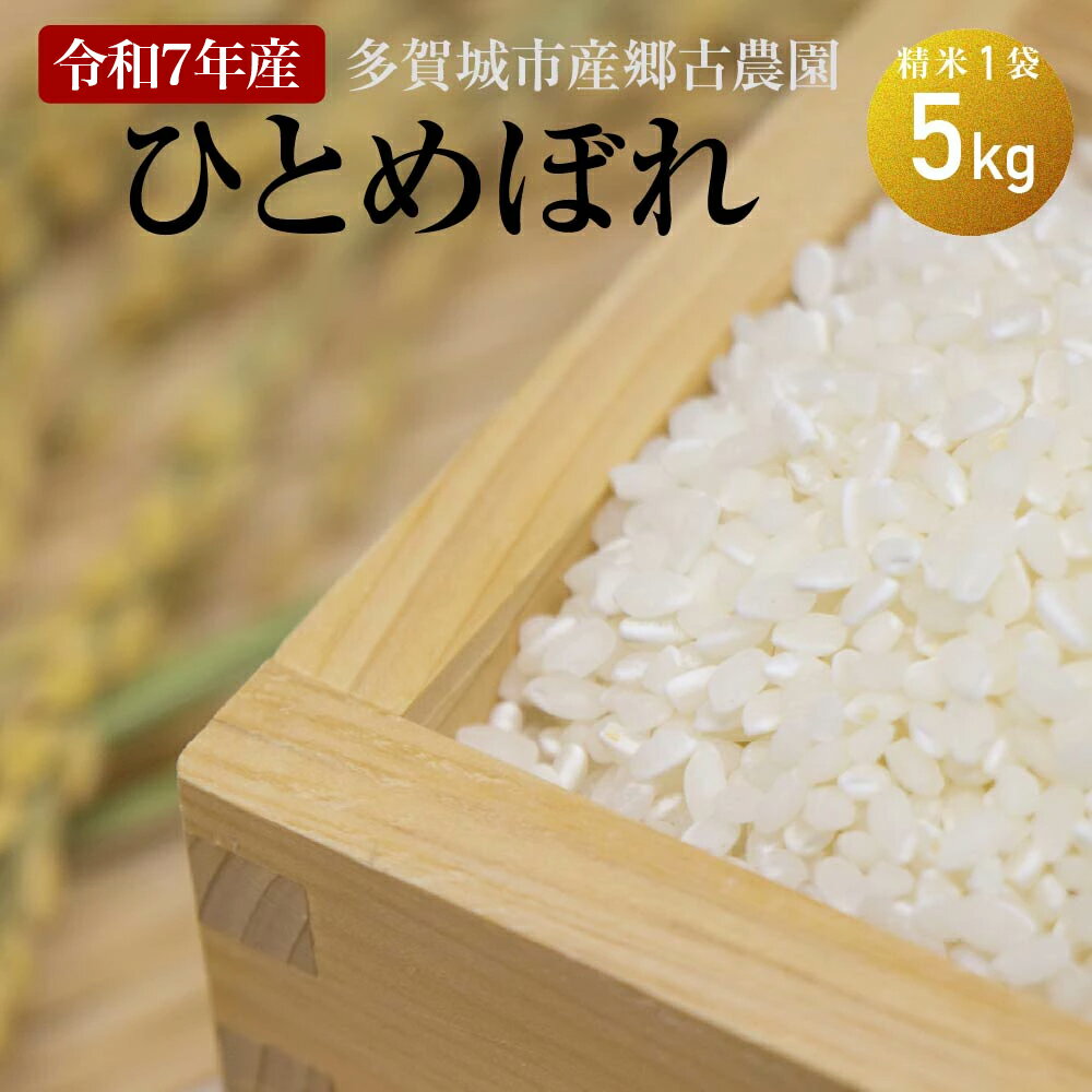 【ふるさと納税】【令和7年産】多賀城市産郷古農園ひとめぼれ　精米5kg（5kg×1袋）　【04209-0280】