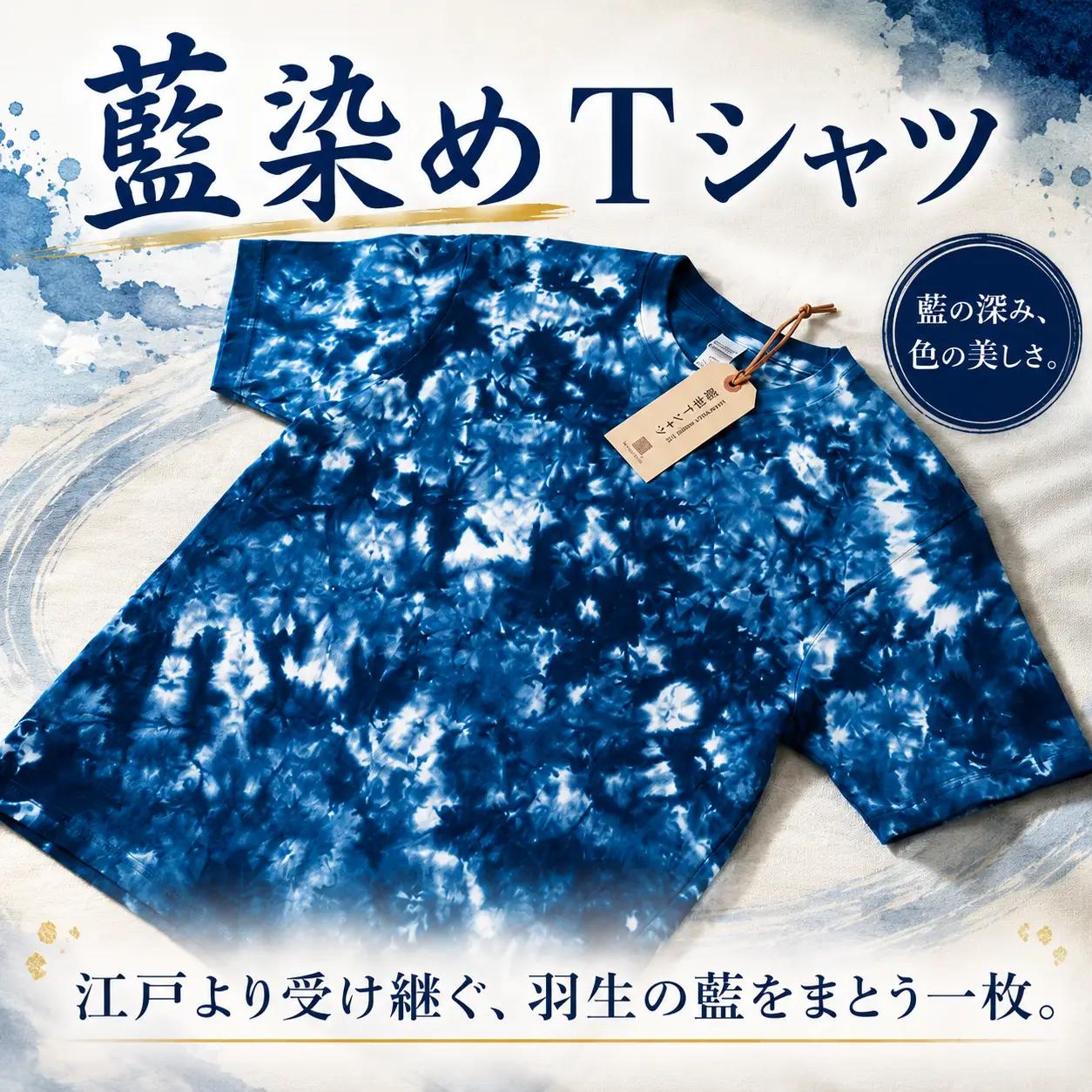 Tシャツ 藍染め 羽生市伝統工芸 洋服