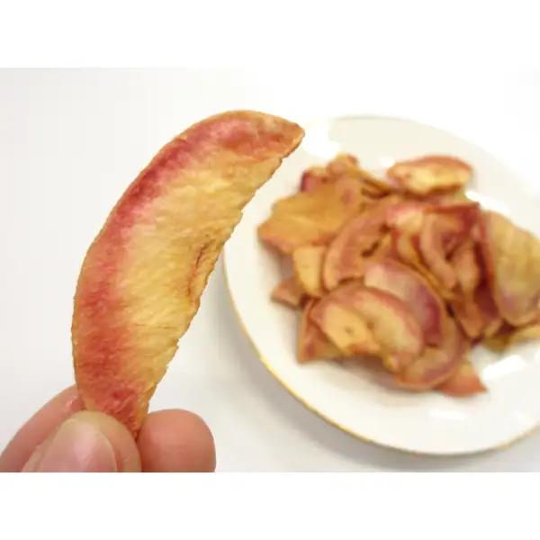 りんごチップス 40g×2袋《立佞武多のおやつ》 りんごスナック 青森 五所川原市 中まで赤～いりんごチップス 着色料不使用