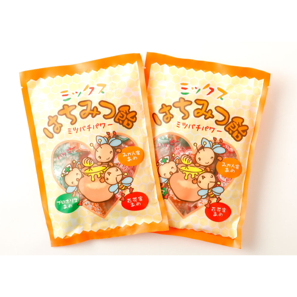 蜂蜜あめミックス 2袋（百花蜜 みかん蜜あめ プロポリス）_イメージ4
