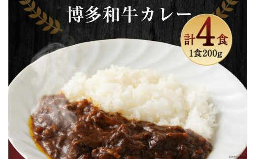 
カレー 『博多和牛の黄金カレー』 200g×4袋 / くしだ企画 / 福岡県 筑紫野市 [21760392] 冷凍 電子レンジ ビーフカレー 牛肉 和牛
