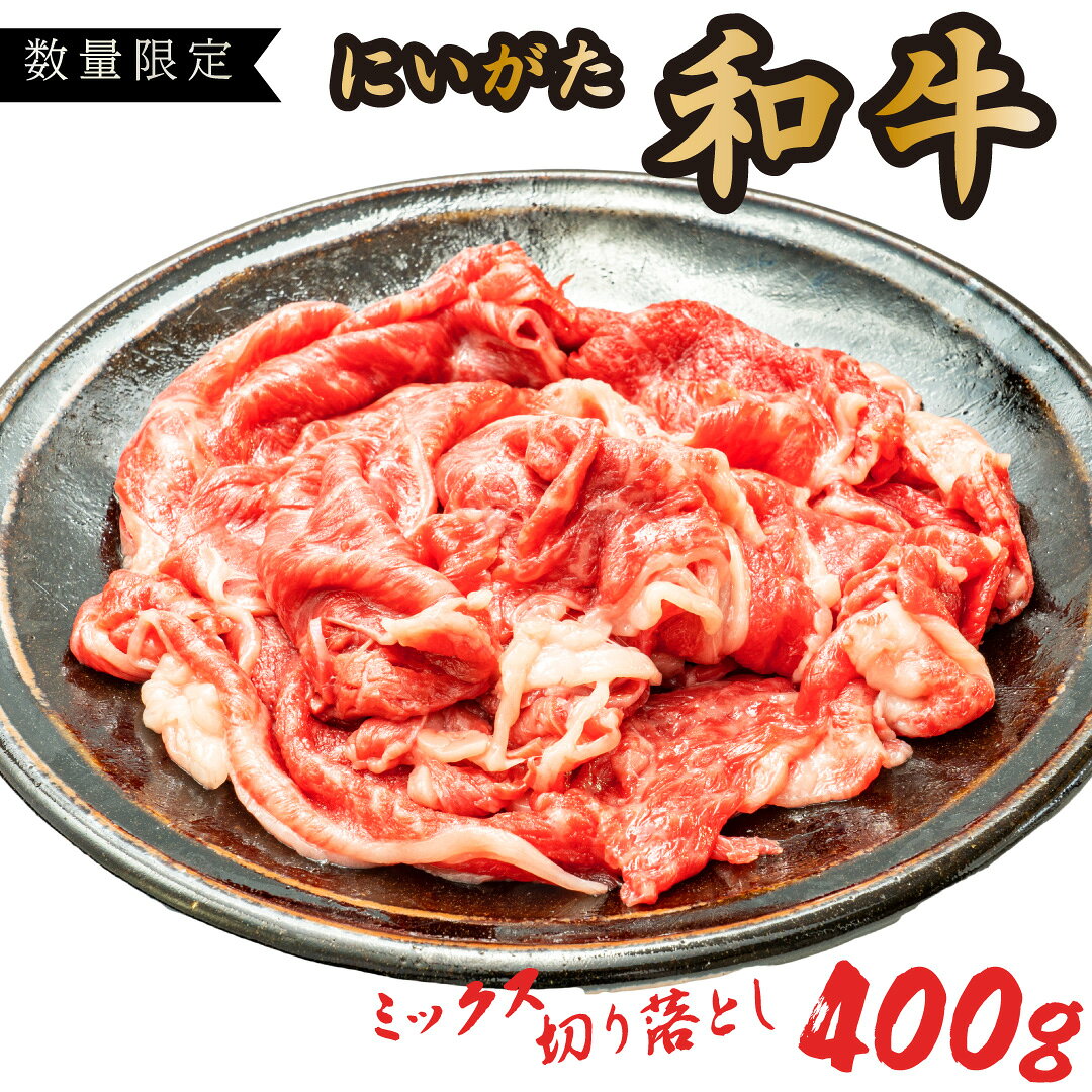 【ふるさと納税】 牛肉 400g 新潟 和牛 切り落とし ミックス | 国産 黒毛和牛 数量限定 期間限定 冷凍 精肉 にいがた 阿賀 八木山 送料無料 お取り寄せ ※2026年11月4日発送