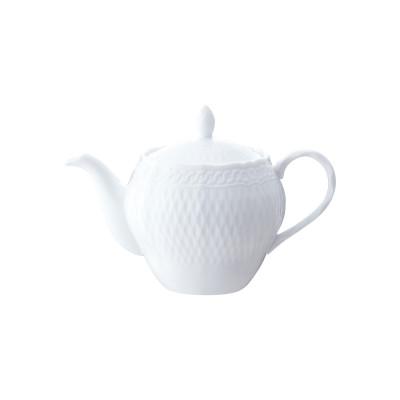 ふるさと納税 みよし市 ノリタケ【シェール ブラン】ティーポット(小)(茶こし付)