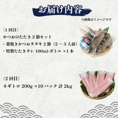 ふるさと納税 室戸市 2回定期便　ネギトロとかつおの定期便 |  | 03