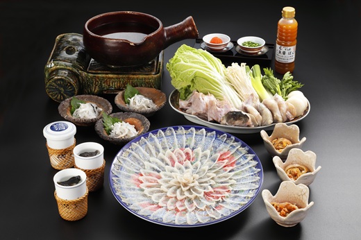 J083.日本料理てら岡・虎ふぐづくしコース（3～4人前）