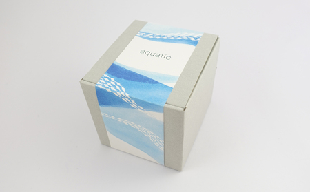 浅草切子 aquatic「Penguin Couple 金赤」_0012-073-T07
