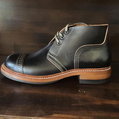 ふるさと納税 小牧市 ハンドメイドチャッカブーツ(くるぶし丈)　サイズ24.0cm[212M04-01]