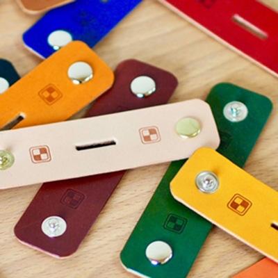 ふるさと納税 七尾市 【本革】コードストラップ(10色詰め合わせ)