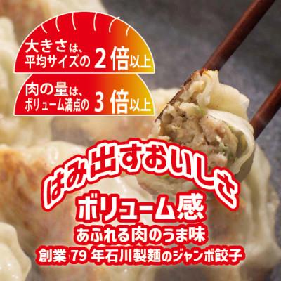ふるさと納税 魚津市 石川製麺の黒門吾兵衛のジャンボ肉餃子24粒入り |  | 01