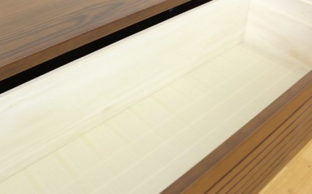 【開梱・設置】ラスティー 80cm ハイチェスト（ウォールナット）　AX029