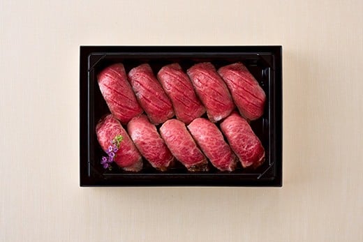 
            【カネ吉山本】近江牛肉寿司｜上【Y197W】
          