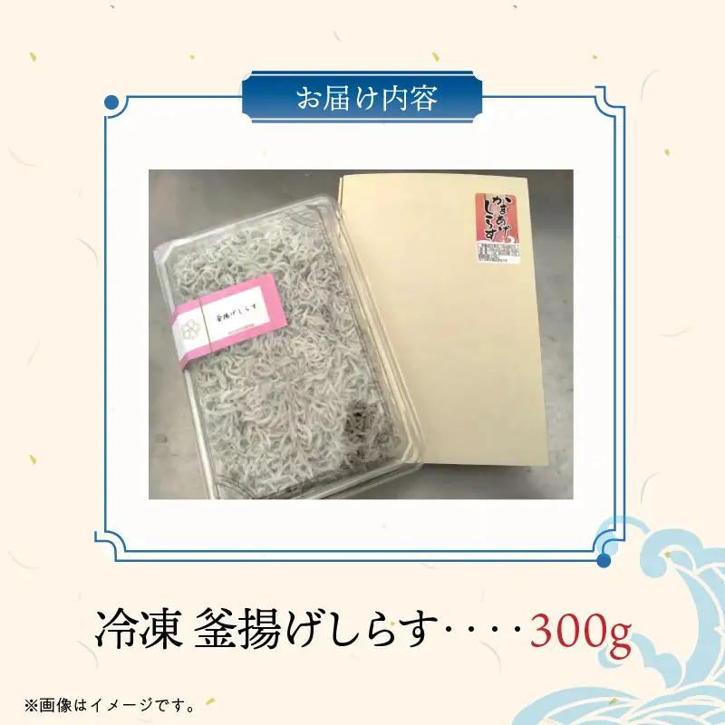 冷凍釜揚げしらす300g_H6023