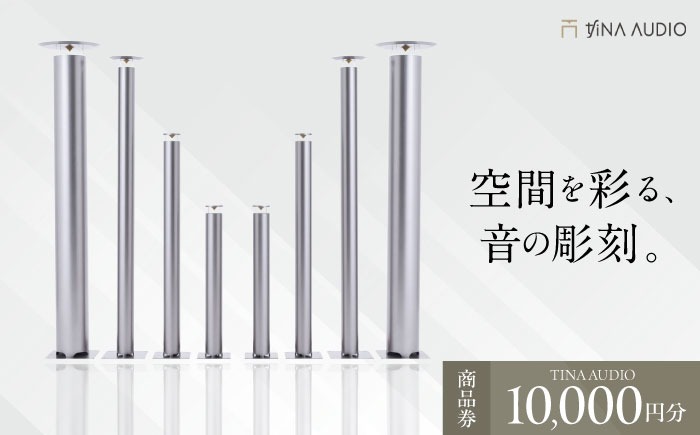 知名オーディオ TINA AUDIO 商品券 (10000円分) 商品券 券 商品 チケット ギフト 沖縄市 / 有限会社知名御多出横[BCAB005]