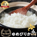 【ふるさと納税】【先行予約】◇令和6年産◇おたる木露ファーム 余市産 ゆめぴりか(精米) 合計6kg(3kg×2袋)[ふるさとクリエイト] 米 ごはん ブランド 北海道米 白米 お取り寄せ 北海道 余市町 送料無料