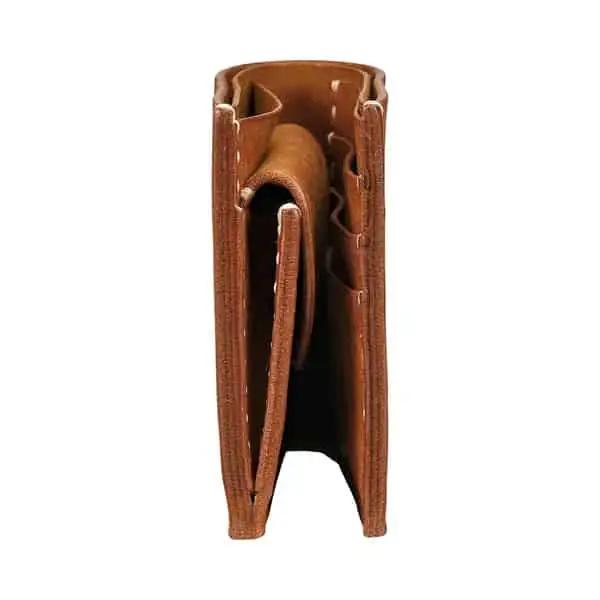 豊岡財布 Haaki Leather 二つ折財布 HLW301 コニャック（HLW301）