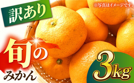 【先行予約】【数量限定】【訳あり】家庭用 みかん 約3kg 詰め合わせ 柑橘【合同会社 社方園】[ZBZ020]