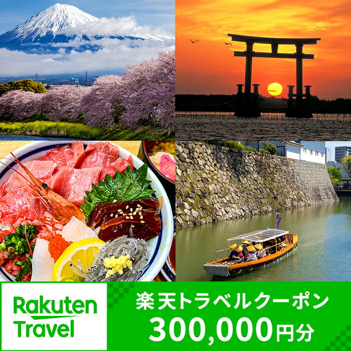 【ふるさと納税】静岡県の対象施設で使える楽天トラベルクーポン 寄付額1,000,000円（クーポン300,000円分）