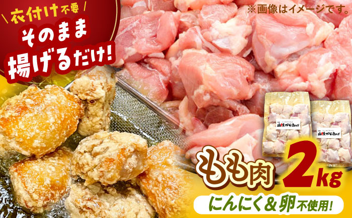 
            山賊からあげ（骨なし）2kg ▼ 大容量 からあげ 2kg 冷凍 唐揚げ から揚げ お弁当 おかず 簡単 おすすめ 人気 鶏肉 若鶏 若どり モモ肉 もも肉 桂川町/山賊からあげ桂川店[ADAP002]
          
