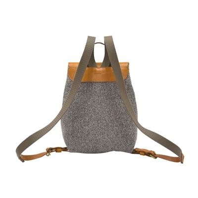 ふるさと納税 豊岡市 豊岡鞄　カルド　ミニリュック　Lグレー×イエロー |  | 01