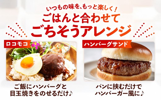 【11月発送】直火焼 デミグラスソース ハンバーグ 11個セット 計1.5kg超え ｜ 人気ハンバーグ 常総市 湯煎 デミグラス 日本ハム 冷凍 個包装 小分け 冷凍はんばーぐ 湯煎 湯せん レトルト
