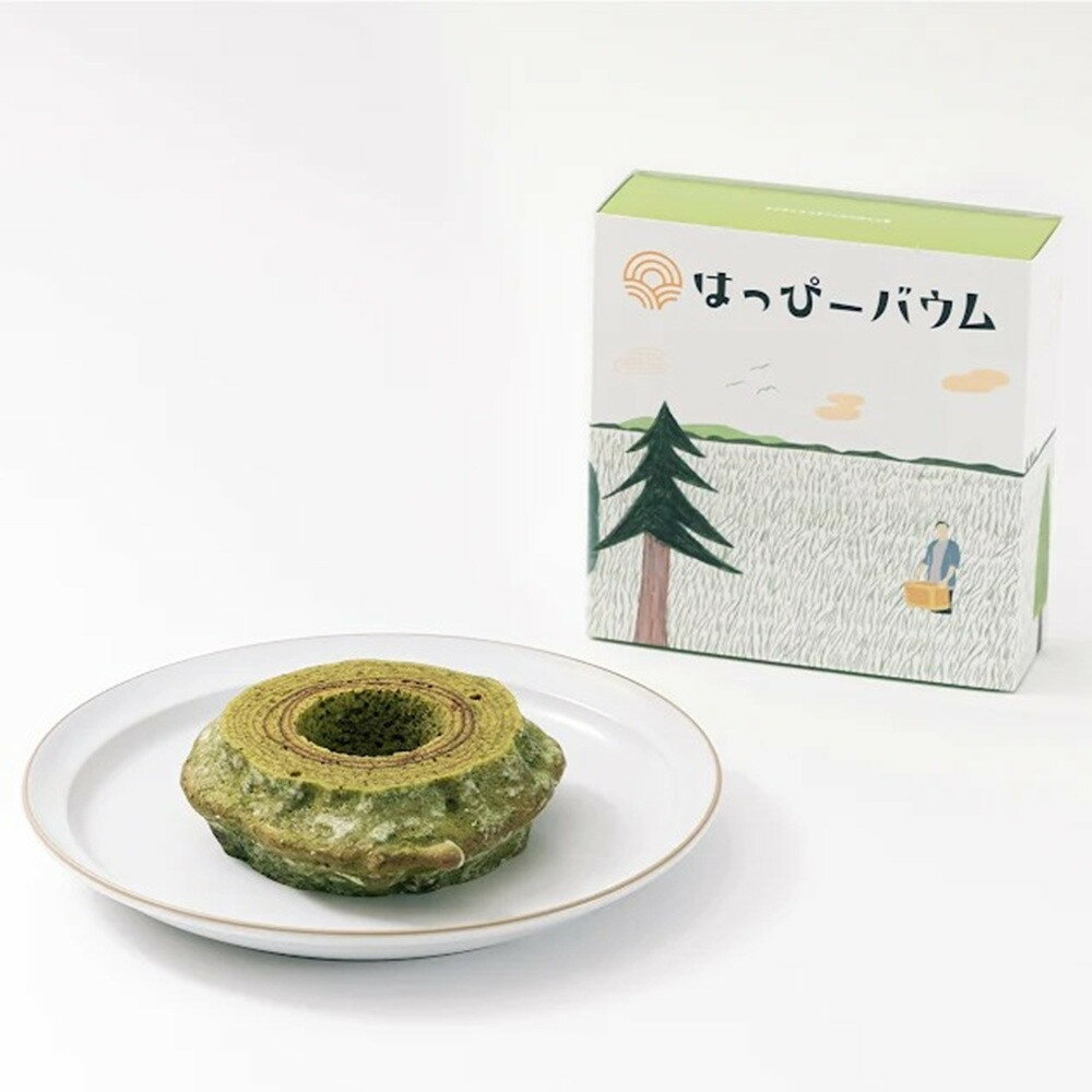 【ふるさと納税】【期間限定】豊田市産米粉のバウムクーヘン（ハード抹茶）