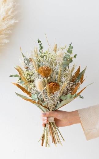 ドライフラワーブーケ イエロー